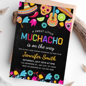 EDITABLE Taco Bout A Baby Shower Invitation, Fiesta Baby Shower, Mexican Baby Shower Invitation, Cactus Gender Neutral Instant