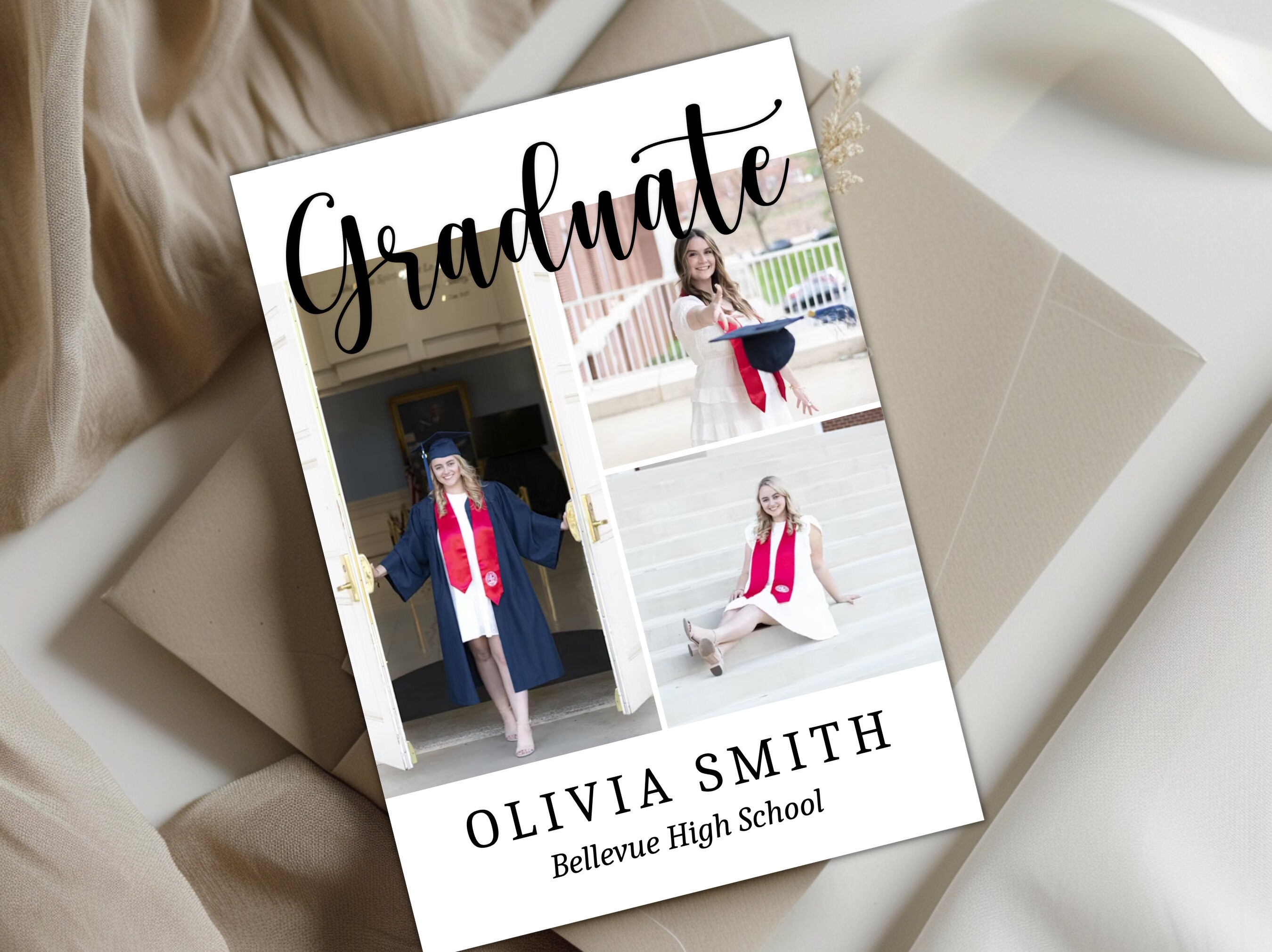 Graduation Party Invitation, Graduation Announcement Invitation, High ...
