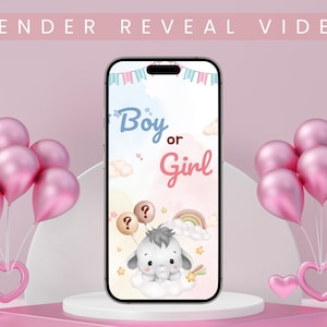 Faire-part de grossesse vidéo, faire-part de bébé numérique | Révélation du sexe dans une vidéo, annonce du compte à rebours de la vidéo sur les réseaux sociaux