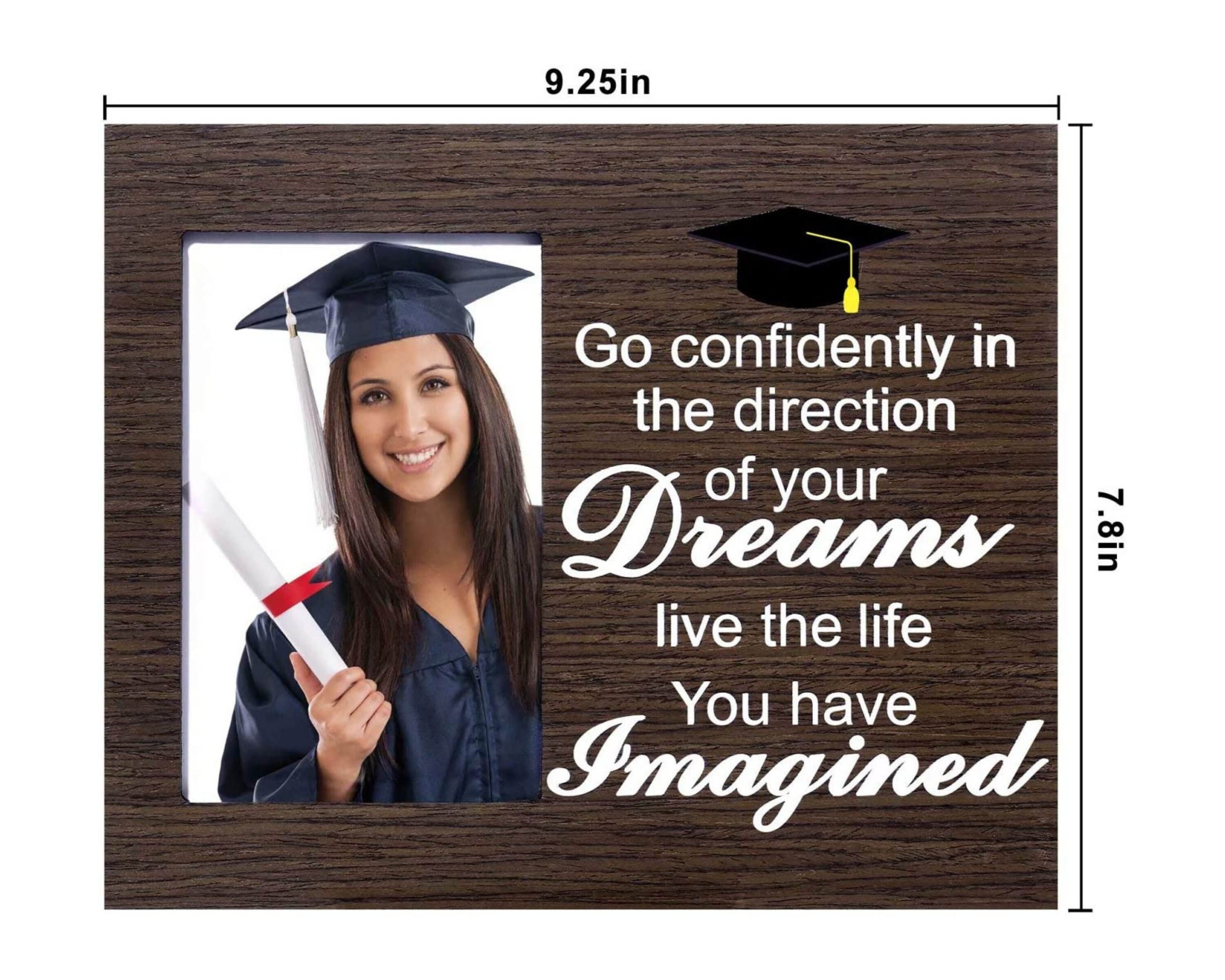Graduation picture frame High school college graduation Etsy