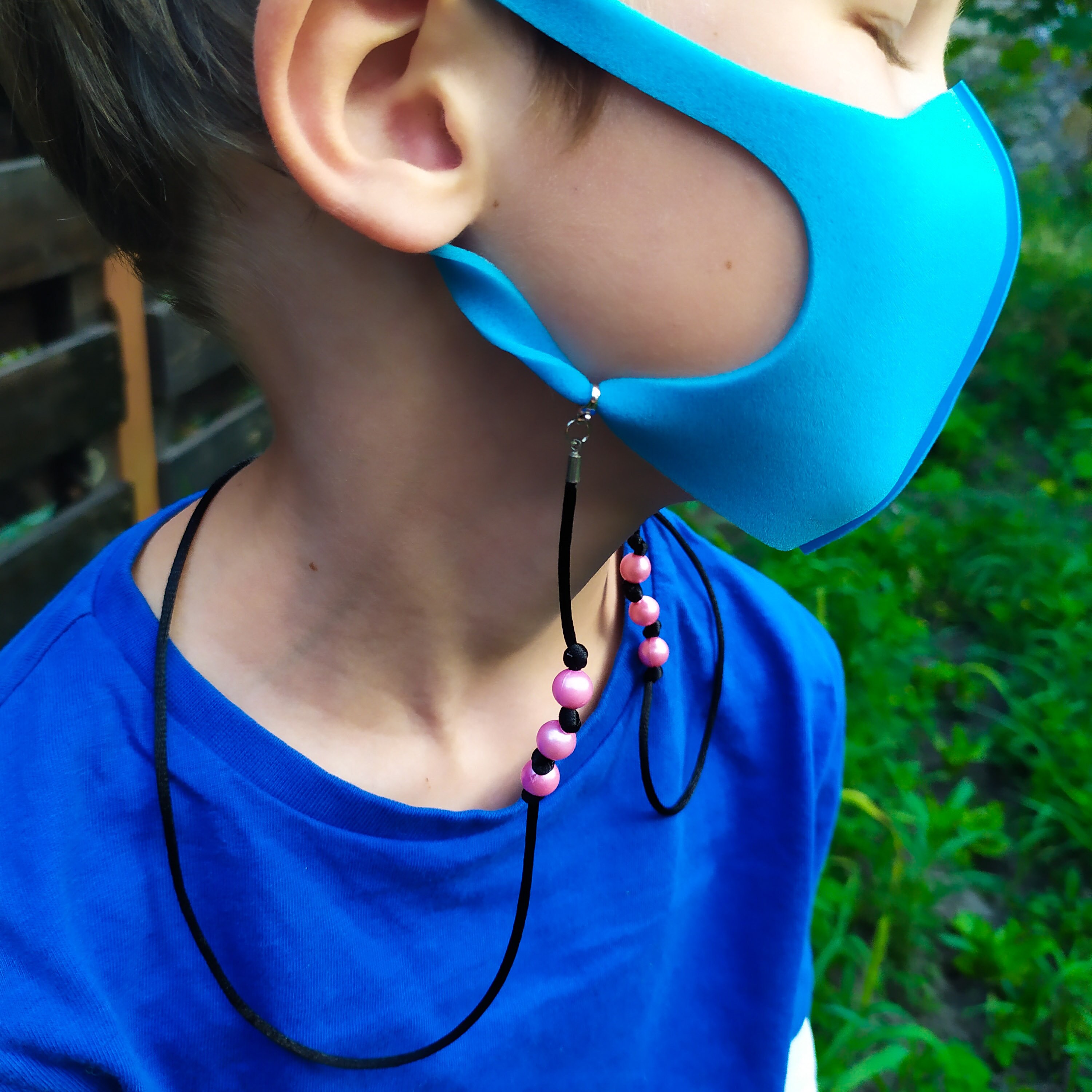 Face mask keeper lanyard. Beaded Face Mask Chain. Etsy