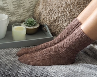 KNITTING PATTERN - Sock knitting pattern - Fragment Socks - Digital download pdf -