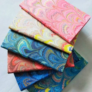Hardcover Notebook (small) - Hand Marble - ruled notebook