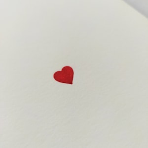 Tarjeta y sobre con forma de corazón plegables hechos a mano, tarjeta con bordes rasgados a mano, tarjeta para enamorados, tarjeta perfecta para el día de San Valentín, tarjeta para mamá y papá
