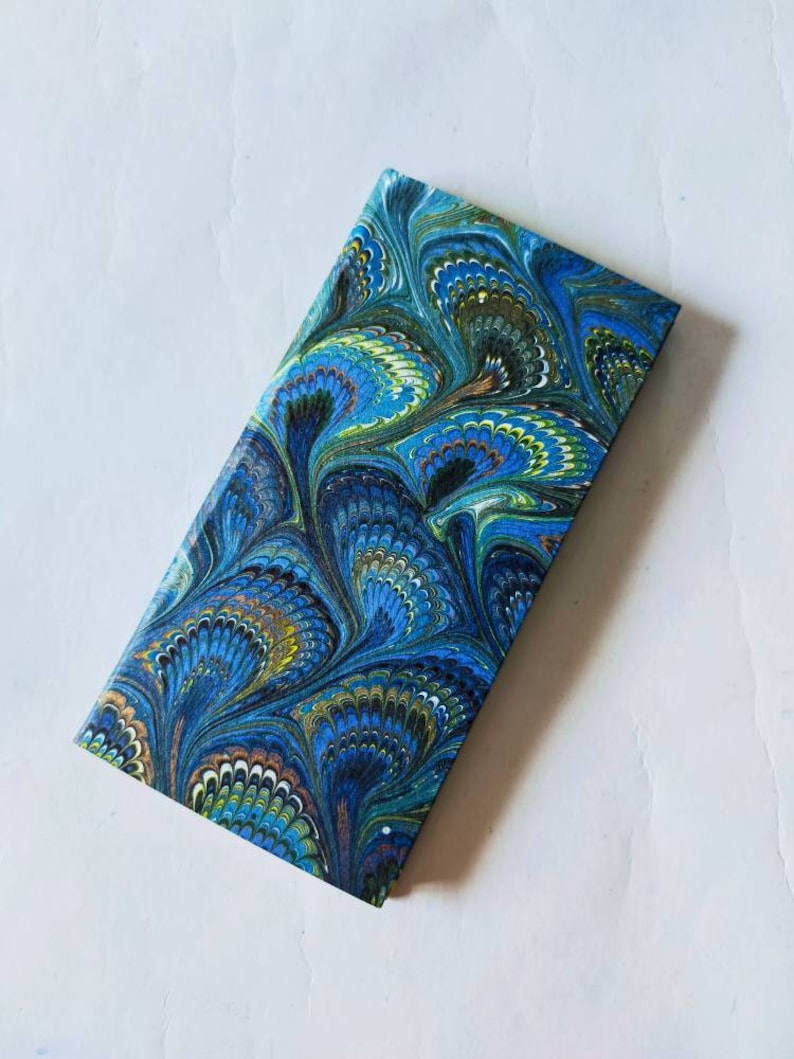 Hardcover Notebook (small) - Hand Marble - Ruled Notebook - Etsy