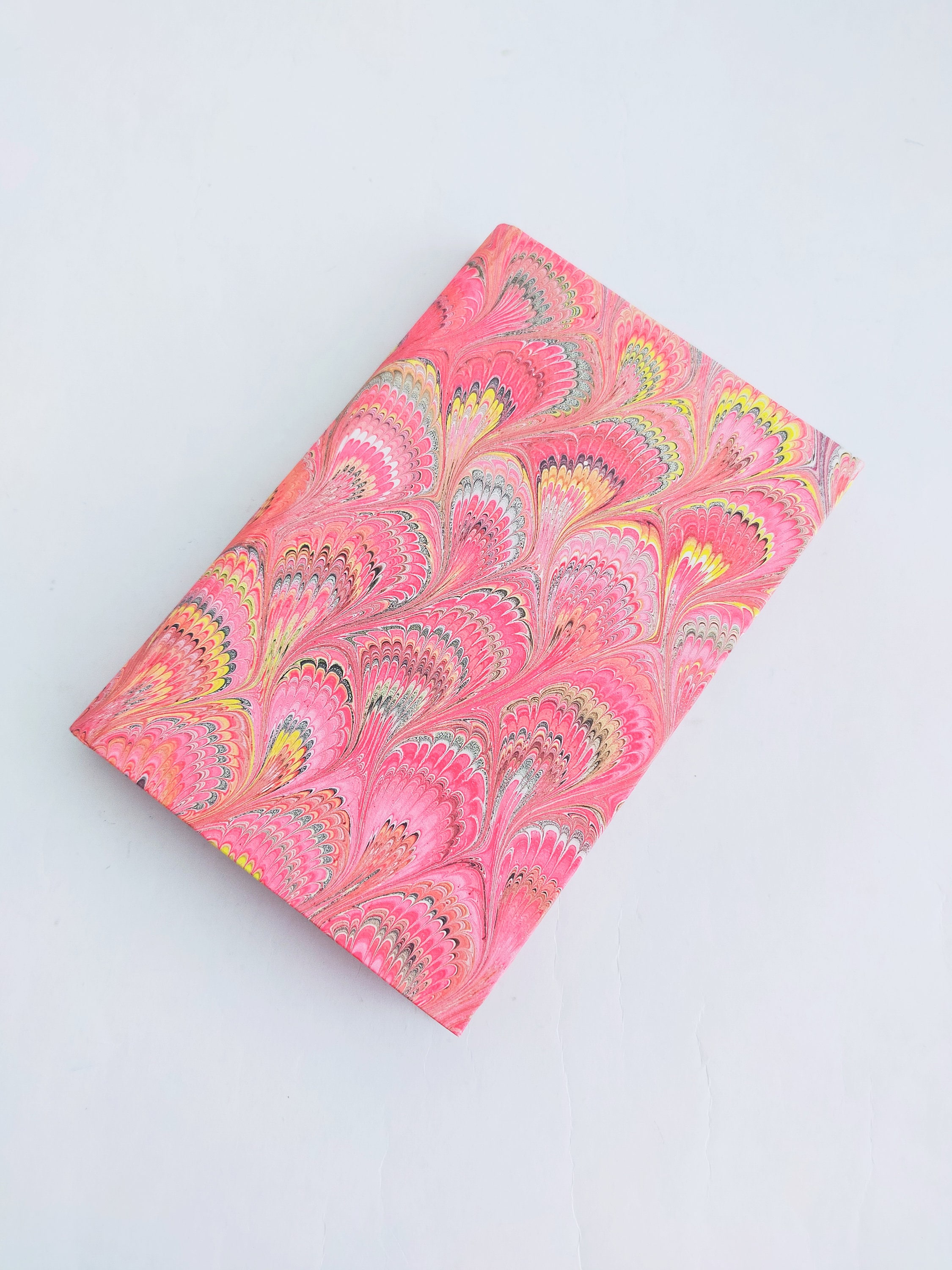 Hand Marbled Notebook, Ruled Notebook, Lined Book, Dream Journal ...