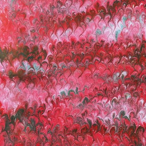 Marble paper sheet, bookbinding paper, Hand marbled paper