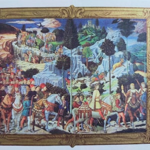 Folding card Procession of the Magi &#39;Benozzo Gozzoli&#39;