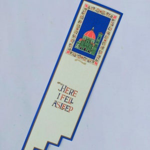 Parchment Paper Bookmark Duomo of Florence - Reader Gift - Book Lover Gift - Gift for Reader - Gift for Women - Bookworm for Her