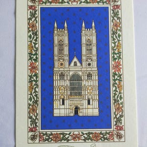 Postal - "Abadía de Westminster, Londres"