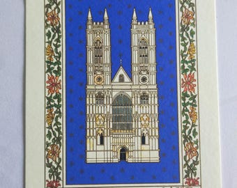 Post Card - &quot;Westminster Abbey London&quot;