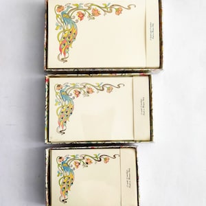 Juego de tarjetas de pavo real: juego de tarjetas de pavo real individual, juego de tarjetas plegables con diseño de pavo real, tarjetas para ella, regalo para mamá