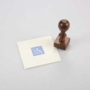 Monogram rubber Stamp