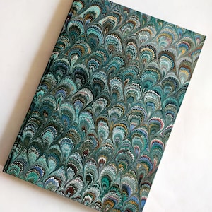 A4 Guest book, Marbled party book, House warming party gift, Vintage Guest Book, Personalized Guest Book, Unique Wedding Guestbook
