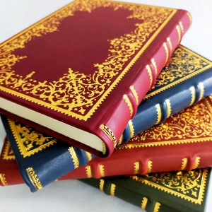 Italian Leather Journal - Hand Tooled - plain pages