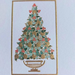 Folding Christmas Card  - &quot;Christmas Tree&quot;
