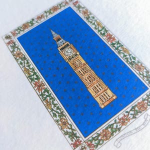 Tarjeta plegable "LG" - "Big Ben"