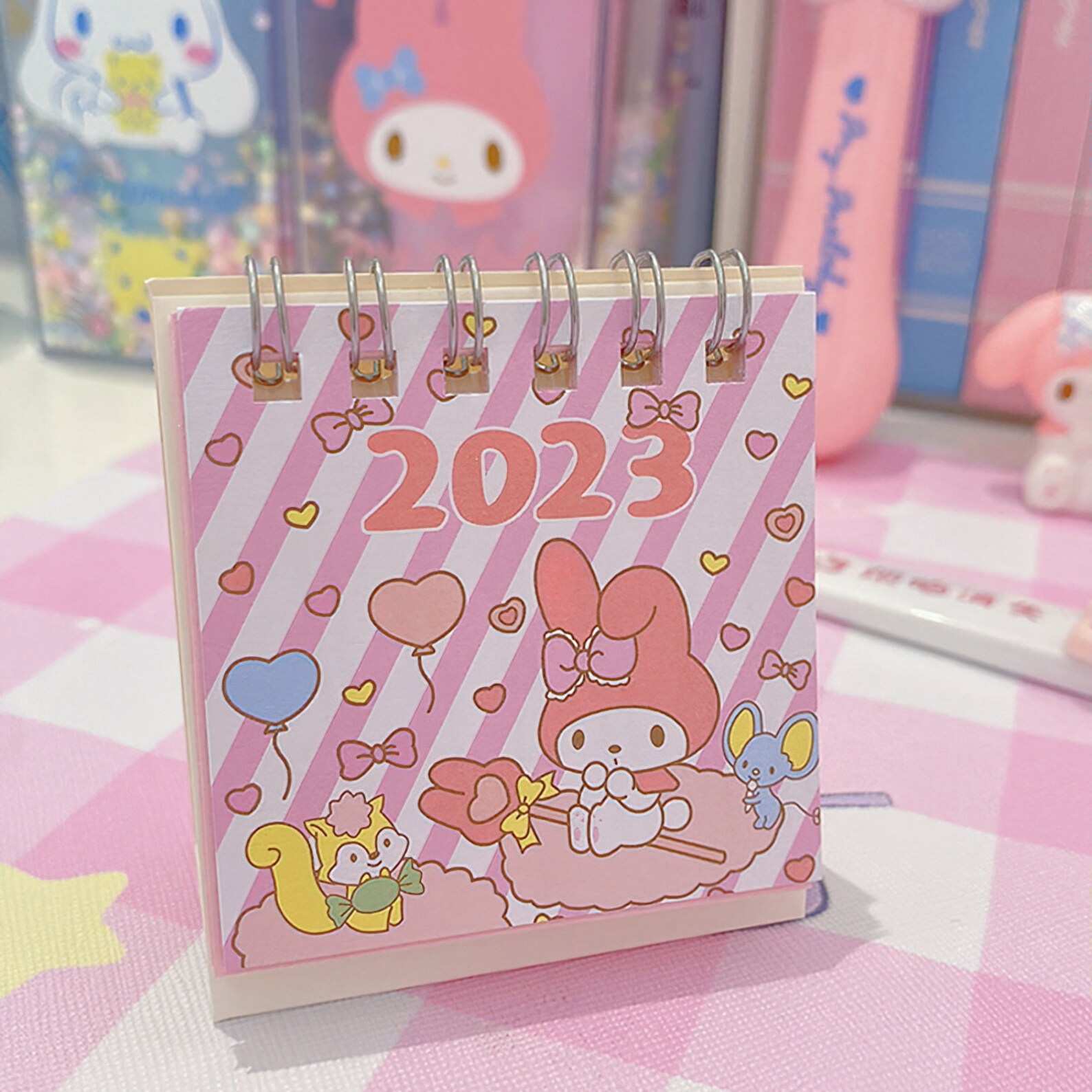 Mini Cute Desktop Calendar Etsy