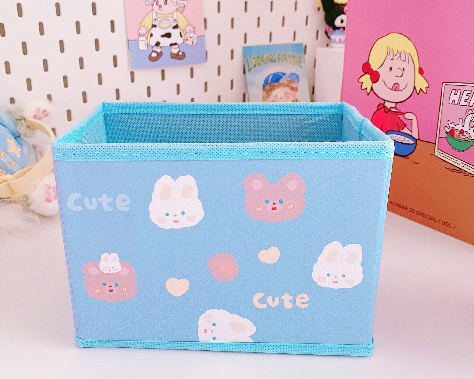 Cute Desk Storage Box Without Lid Etsy