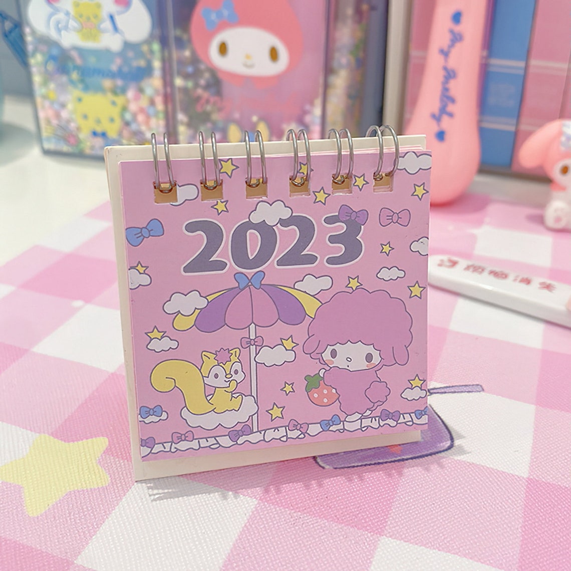 Mini Cute Desktop Calendar - Etsy