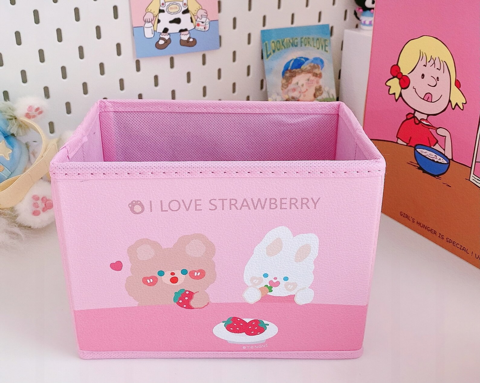 Cute Desk Storage Box Without Lid Etsy