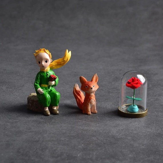 Prince & Rose THE LITTLE PRINCE Figure Resin Statue Collectable Gift