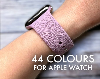 For Apple Watch Strap Women Henna Silicone Apple Watch Armband, Gift For Mum, Gift For Women, Birthday Gift For Her, All Apple Watch Series