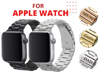 For Apple Watch Strap Stainless Steel Band For Apple Watch Series 3 4 5 6 7 8 SE & Ultra Fits Apple Watch 38 40 41mm and 42 44 45 49mm