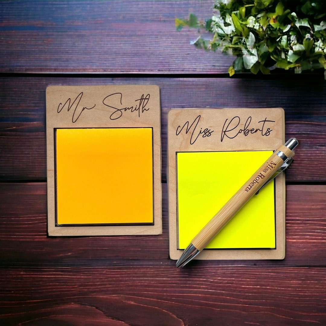 Gifts For Teachers Sticky Note Holder Personalised Pen Desk Organiser 10-elegant-office-gift-ideas-for-christmas-2024