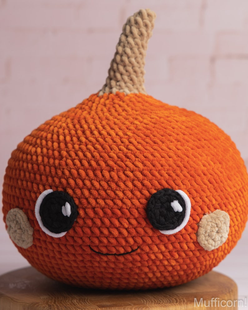 Crochet Pattern Pumpkin Plush Amigurumi Pumpkin Pattern Etsy