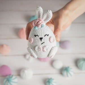 Crochet patterns Easter bunnies, Amigurumi bunny pattern, Crochet rabbit pattern, Easter amigurumi pattern bunny couple image 5