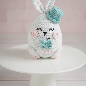 Crochet patterns Easter bunnies, Amigurumi bunny pattern, Crochet rabbit pattern, Easter amigurumi pattern bunny couple image 6