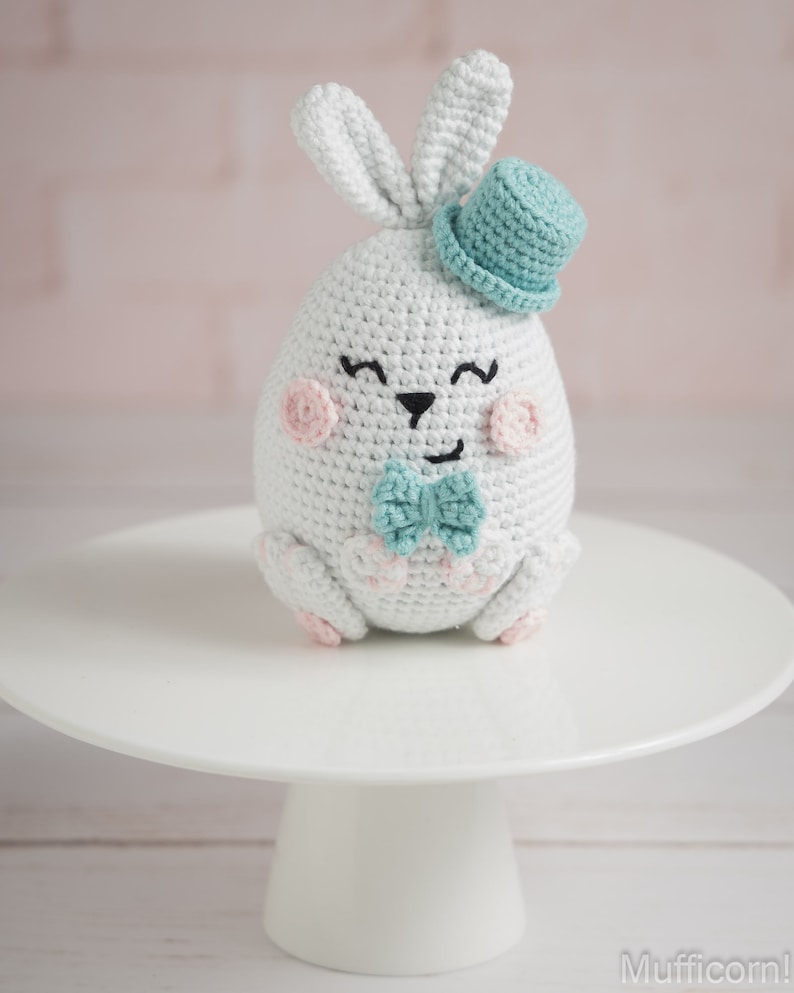 Crochet patterns Easter bunnies, Amigurumi bunny pattern, Crochet rabbit pattern, Easter amigurumi pattern bunny couple image 6