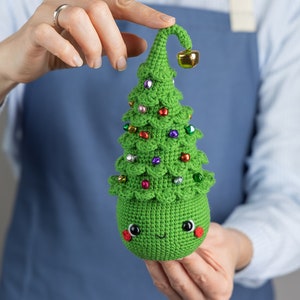 Sapin de Noël au crochet, modèle de poupée amigurumi de Noël, modèle de décoration de Noël au crochet, modèle de cadeau de Noël Amigurumi image 9