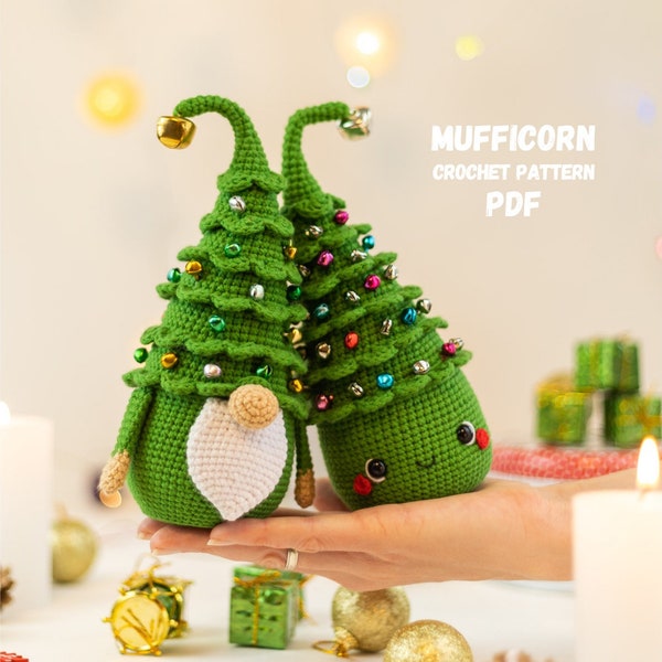 Häkelanleitungen Bundle Weihnachtsbaum Wichtel und Amigurumi Weihnachtsbaum, Weihnachten Amigurumi Wichtel Anleitung, Winterzwerg Muster