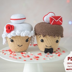 Crochet patterns wedding couple, Amigurumi couple doll pattern for wedding, Bride and groom crochet gift pattern for wedding decor