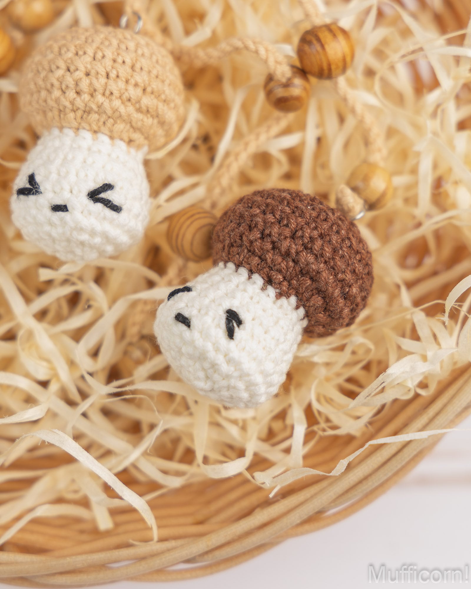 Crochet Keychain Pattern Mushroom Crochet Pattern for Kids Etsy