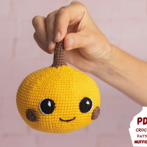 Halloween amigurumi pattern pumpkin, Crochet pumpkin pattern, Halloween crochet pattern pumpkin, Crochet amigurumi pattern Halloween