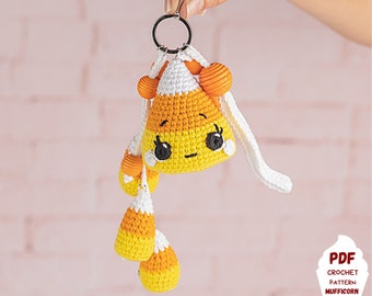 Halloween amigurumi pattern, Crochet keychain pattern, Halloween crochet pattern, Crochet food pattern, Amigurumi food pattern