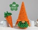 Crochet patterns gnome and carrot, Crochet Easter gnome patterns, Crochet gnome amigurumi pattern, Crochet food pattern, Gardener gift 