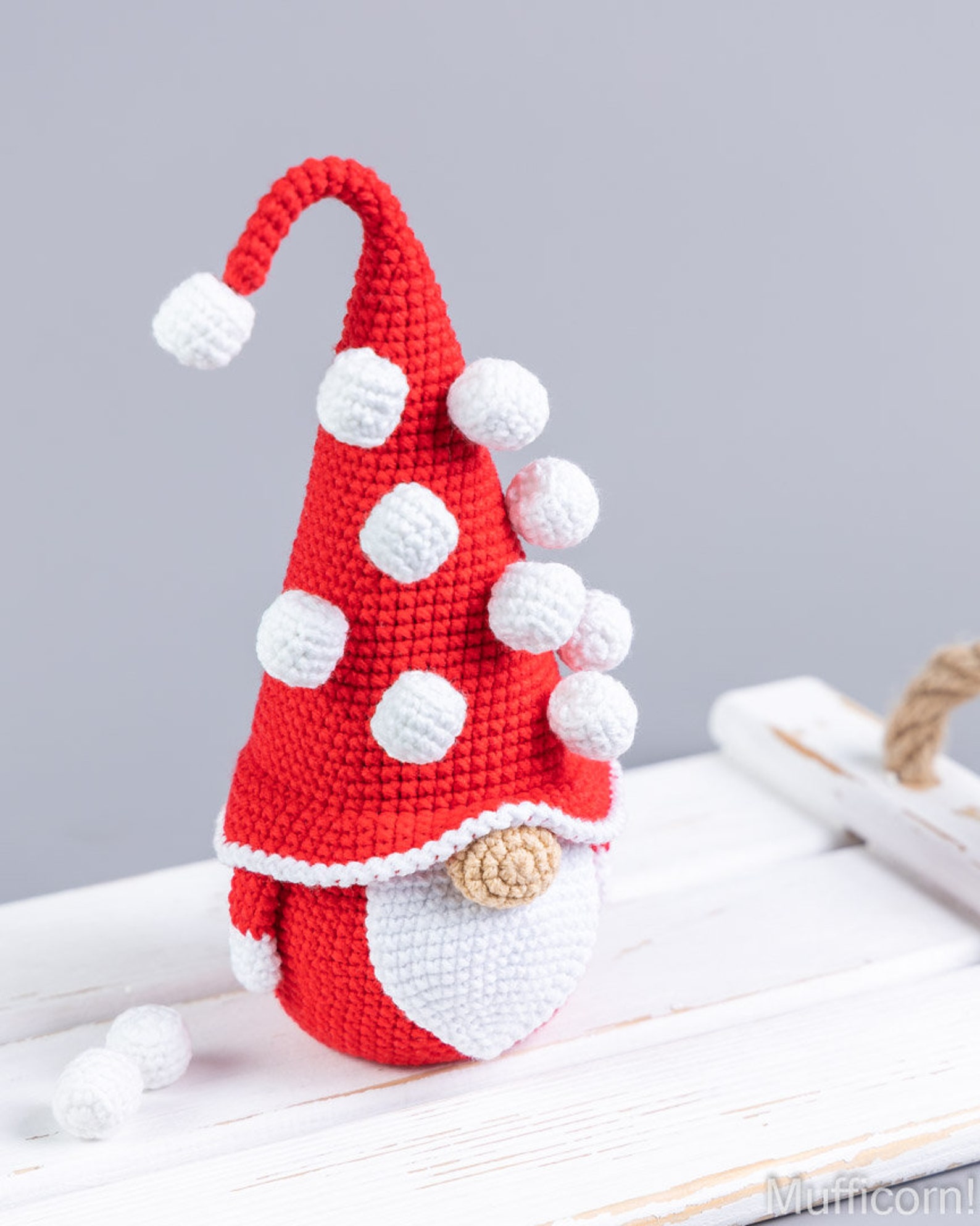 Crochet Patterns Christmas Gnome With Mug Christmas Amigurumi Etsy
