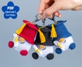 Crochet patterns Graduation gnomes, Crochet keychain pattern, Graduation gifts crochet gnome keychain pattern, Crochet gift for teacher