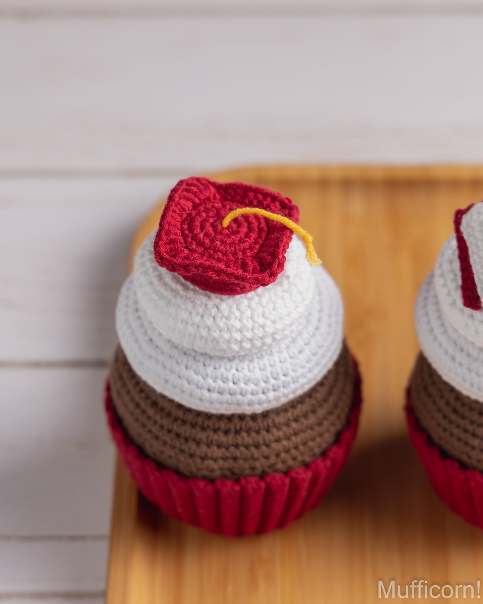 Teacher Gift Crochet Pattern Crochet Cupcake Pattern for Etsy
