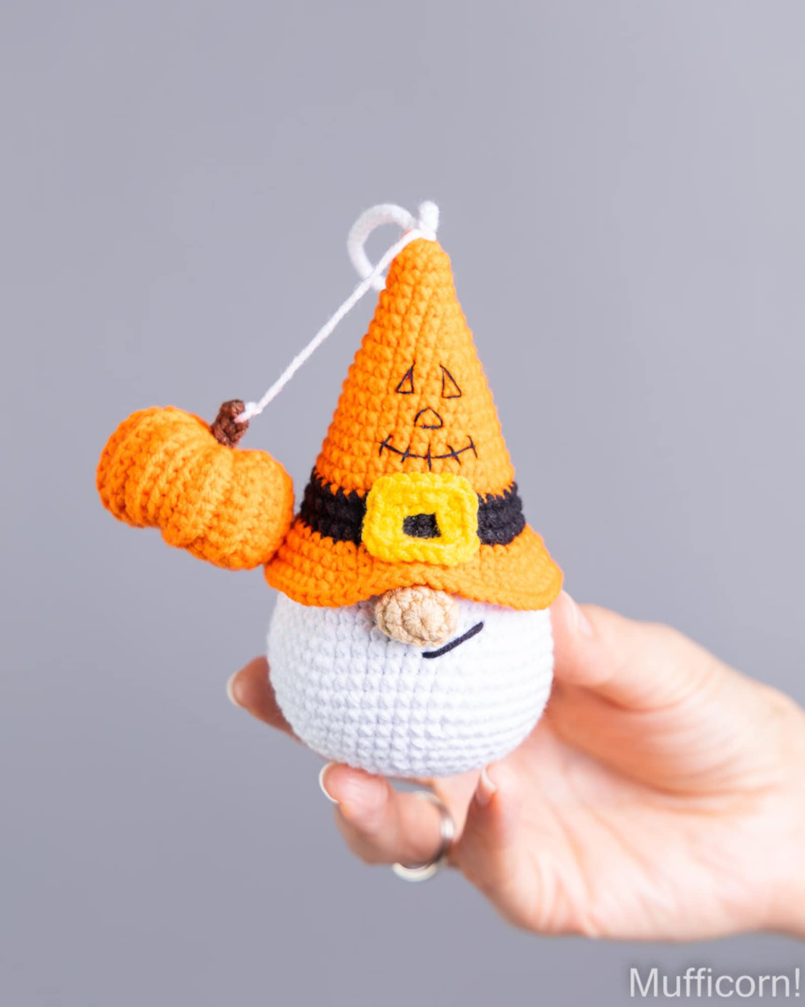 Crochet Halloween Keychain Pattern Crochet Pumpkin Pattern Etsy