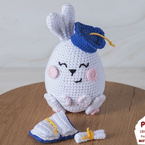 Crochet patterns back to school, Kawaii amigurumi bunny pattern, Crochet rabbit pattern