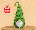Crochet patterns Christmas tree gnome, Christmas amigurumi gnome pattern, Crochet winter gnome pattern, Christmas crochet gnome pattern