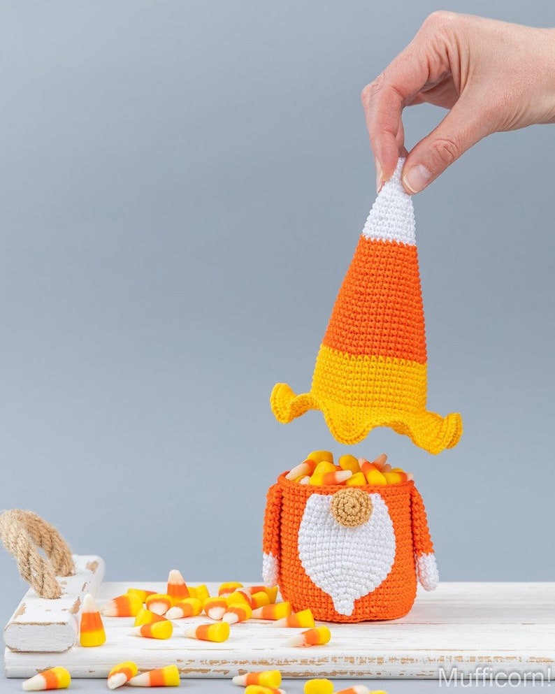 Halloween Crochet Amigurumi Patterns Bundle Gnome Candy Corn and ...