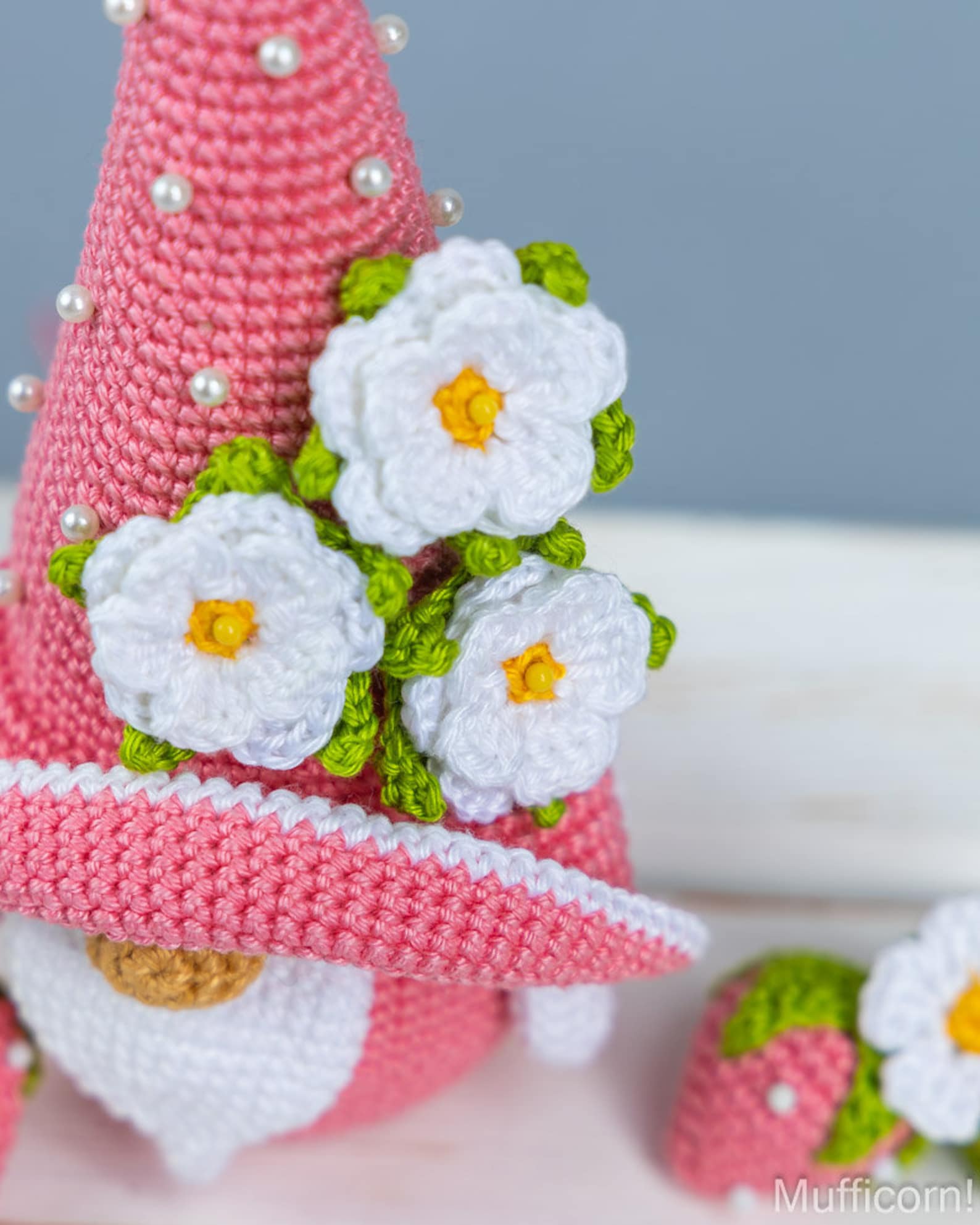 Crochet Patterns Flower Gnome Crochet Flower Gnome Pattern Etsy UK
