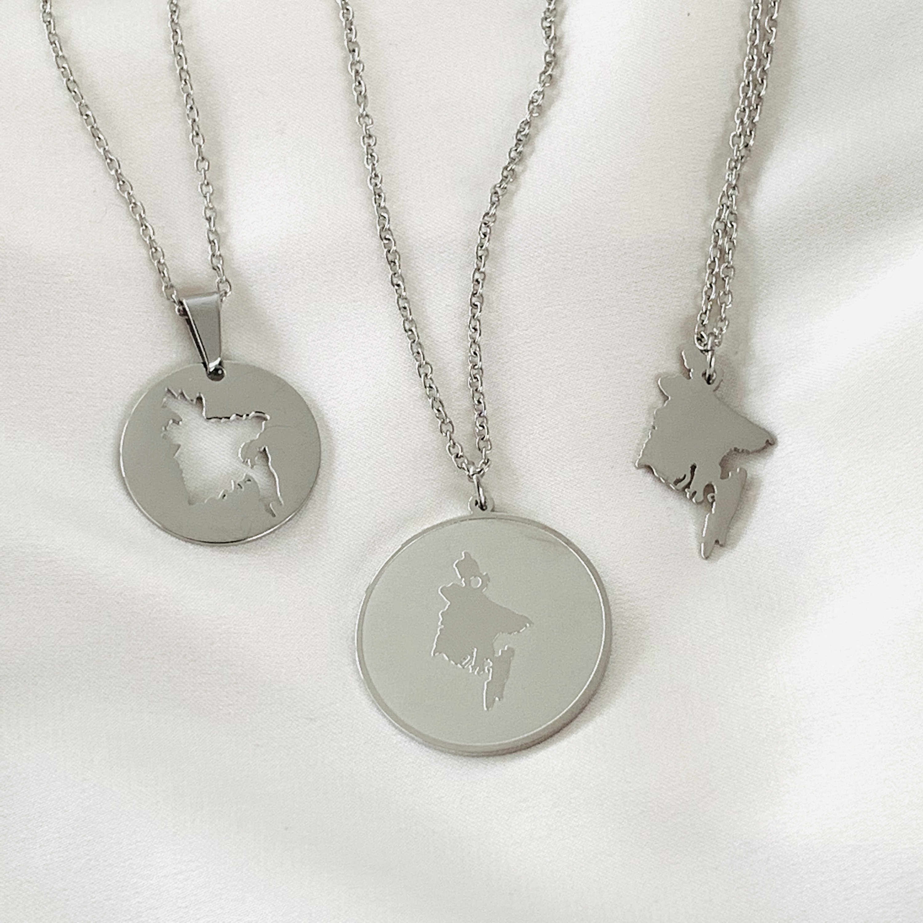 Bangladesh Map Necklace main image 0