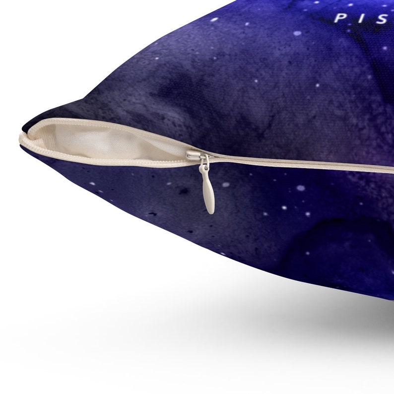 Zodiac Sign Pisces Pillow Case Astrology Decoration Star Sign Galaxy Home Decor Celestial Constellation Horoscope Gift
